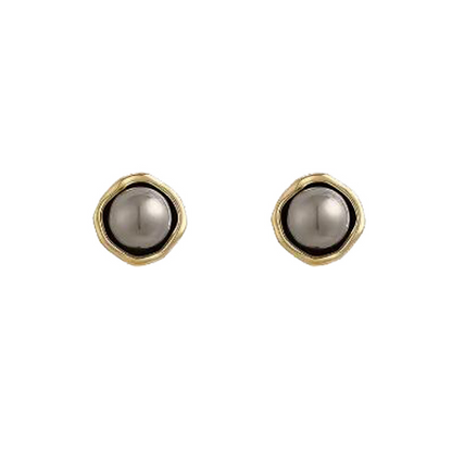 Elegant black pearl designer earrings for women